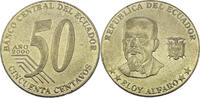 Ecuador 50 Centavos 2000 Umlaufmünze ss-vz 1,50 EUR  zzgl. 2,35 EUR Versand