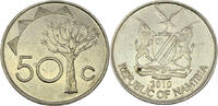 Namibia 50 Cent 2010 Umlaufmünze ss+ 1,00 EUR  zzgl. 2,35 EUR Versand