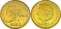 Belgien 5 Franc 1998 Umlaufmünze vz 1,50 EUR  zzgl. 2,35 EUR Versand
