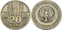 Polen 20 Zloty 1973 Kornfeld ss 1,00 EUR  zzgl. 2,35 EUR Versand