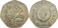 Zypern 50 Cent 1994 Kursmünze ss-vz 2,00 EUR  zzgl. 2,35 EUR Versand