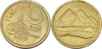 Ägypten 5 Piaster 1984 Umlaufmünze ss+ 1,00 EUR  zzgl. 2,35 EUR Versand