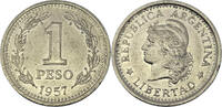 Argentinien 1 Peso 1957 Umlaufmünze vz-st 1,50 EUR  zzgl. 2,35 EUR Versand