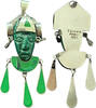 Mexiko Anhänger o. J Vintage Malachit geschnitzt emailiiert Azteken Maya... 60,00 EUR  zzgl. 6,19 EUR Versand
