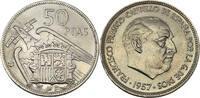 Spanien 50 Pesetas 1957 (60) 71 im Stern (1971) vz-st 10,00 EUR  zzgl. 2,35 EUR Versand
