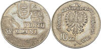 Polen 10 Zloty 1972 50 Jahre - Hafen in Gdynia ss+ 1,50 EUR  zzgl. 2,35 EUR Versand