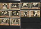 Deutschland 10 x 50 Pfennig Notgeldscheine der Stadt Naumburg -