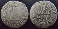 Allemagne, Deutschland, Osnabruck 2 mariengroschen Osnabruck, Ernst August I 1668, Kennepohl.286 TTB -