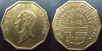 Jeton du duc d'Orleans jeton Duc d'Orleans 22 mm, accident et mort du Duc d'Orleans 1842, TTB+ -