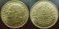 France 5 francs Lavrillier 1946 cupro-aluminium, G.761a SUPERBE
