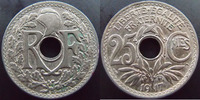 France 25 centimes Lindauer 1917 non souligné, G.380 TTB+ -