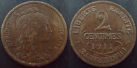 France 2 centimes Daniel Dupuis 1911, G.107 TTB+ -