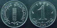 France 1 centime Epi 1983, G.91 Q.FDC
