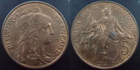 France 5 Centimes Daniel Dupuis 1913, G.165 Quasi SUPERBE -