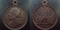 Vatican, papal states bronze VATICAN, Pie IX, médaille en avec beliere, 1871, X.KAL.SEPT, 29 mm TTB+ -
