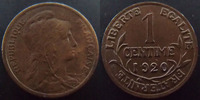 France 1 centime Daniel Dupuis 1920, G.90 SUPERBE -