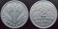 France 2 francs Bazor 1944 C, aluminium, G.536 TTB+