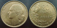 France 20 francs G.Guiraud 1952, G.865 SUPERBE -