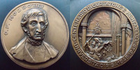 Italie, Italia, Italien bronze Italie, Italia, université de Pise (Pisa), médaille en de 54,5 mm, 100 eme anniversaire 1848-1948, O.F MOSSOTTI, SUPERBE -