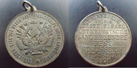 Strasbourg STRASBOURG, médaille avec beliere 33 mm, Erste Elsass Lothringische Sangerbundes