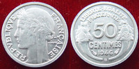 France 50 centimes Morlon 1946 B, G.426a SUPERBE
