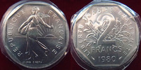 France 2 Francs Semeuse de Roty 1980, G.547 FDC