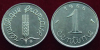 France 1 centime Epi 1966, G.91 FDC