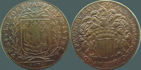 Villes et Noblesse jeton Villes et Noblesse 28,2 mm, Ile de France, Achille de Harlay Comte de Beaumont, 1672, TB à TTB -
