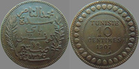 Tunisie Tunisie, Tunisia, 10 centimes 1907 A, LEC.100 TTB+
