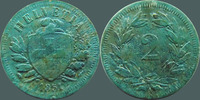 SUISSE, SCHWEIZ, SWITZERLAND Suisse, Schweiz, Switzerland, 2 rappen 1851, HMZ.1213 TTB