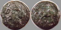 Zeugitane Carthage, Zeugitania Karthago ZEUGITANE, CARTHAGE, Zeugitania Karthago, vers 241-221 avant Jc, tête de Tanit /