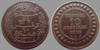 Tunisie TUNISIE, TUNISIA, 10 centimes 1916 A, LEC.105 petits coups sur tranche, TTB+