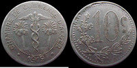 Algerie, Algeria 10 centimes ALGER, chambre de commerce aluminium 1919, 30 mm, LEC.140 TTB -