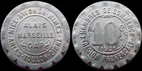 Region Provencale 10 centimes REGION PROVENCALE, chambres de commerce aluminium 1921, 25 mm, E.10.7 SUPERBE -