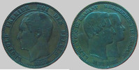 Belgique, Belgie, Belgien 10 centimes Belgique, Belgie, Belgien, 1853, module du Mariage du Duc et de la Duchesse, Brabant, KM.M.5 TTB+ -