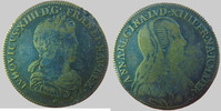 Jeton de Louis XIV jeton LOUIS XIV et ANNA REGINA 28,5 mm, TB+ -