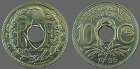 France 10 centimes Lindauer 1936, G.286 SUPERBE+ -