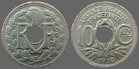 France 10 centimes Lindauer 1918, G.286 SUPERBE -