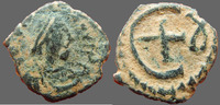 Byzantine Empire pentanummium Justinien I, Justinianus I Theoupolis, Antioche en 527-565, Grand E, 2,30 grms, Sear.243 TB/TTB -