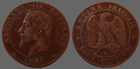 France 2 centimes NAPOLEON III 1861 K Bordeaux, G.104 TTB -