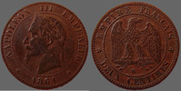 France 2 centimes NAPOLEON III 1861 BB Strasbourg, G.104 TTB/TTB+ -