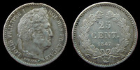 France 25 centimes LOUIS PHILIPPE Ie 1847 A Paris, G.357 TTB+ -
