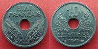 France 10 centimes zinc grand module 1941, G.290 petites tâches sinon SUPERBE à FDC