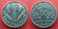 France 50 centimes Bazor aluminium 1943, G.425 SUPERBE+