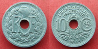 France 10 centimes zinc, 1945 B, G.292 SUPERBE