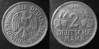 Allemagne, Deutschland, Germany 2 Mark 1951 G, J.386 petite taâche sinon TTB+ -