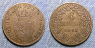 Allemagne, Deutschland, Hesse Darmstadt 6 kreuzer HESSE DARMSTADT 1842, KM.306 TTB -