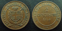 Italie, Toscane, Toscana Toscane, Toscana, Italie, Italia, 2 centesimi 1859, Mont.124 TTB à SUPERBE
