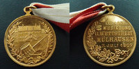 Mulhouse MULHOUSE, médaille, 7 Juillet 1907, musikbund Alsace-Lorraine 2e concours, avec