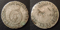 Allemagne, Deutschland, Sachsen Hildburg 3 kreuzer SACHSEN HILDBURG, Friedrich 1786-1826 1811, AKS.153 B à TB -